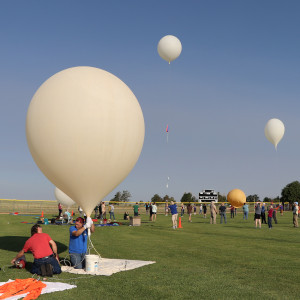 Great Plains Super Launch mass-balloon launch.